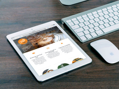 Fuel Responsive Wordpress Website on iPad